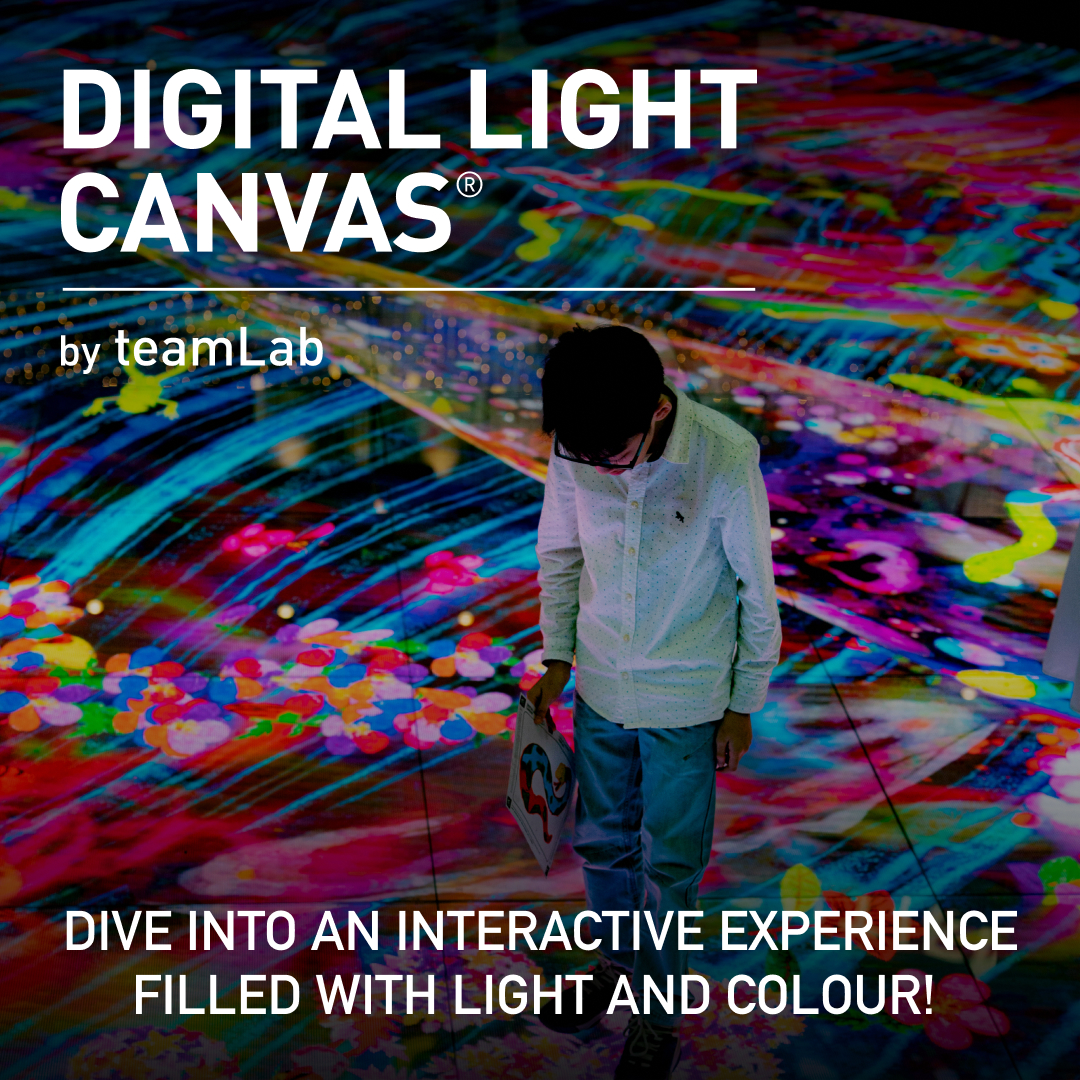 Digital Light Canvas by teamLab at Marina Bay Sands